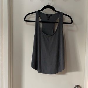 Suede gray tank